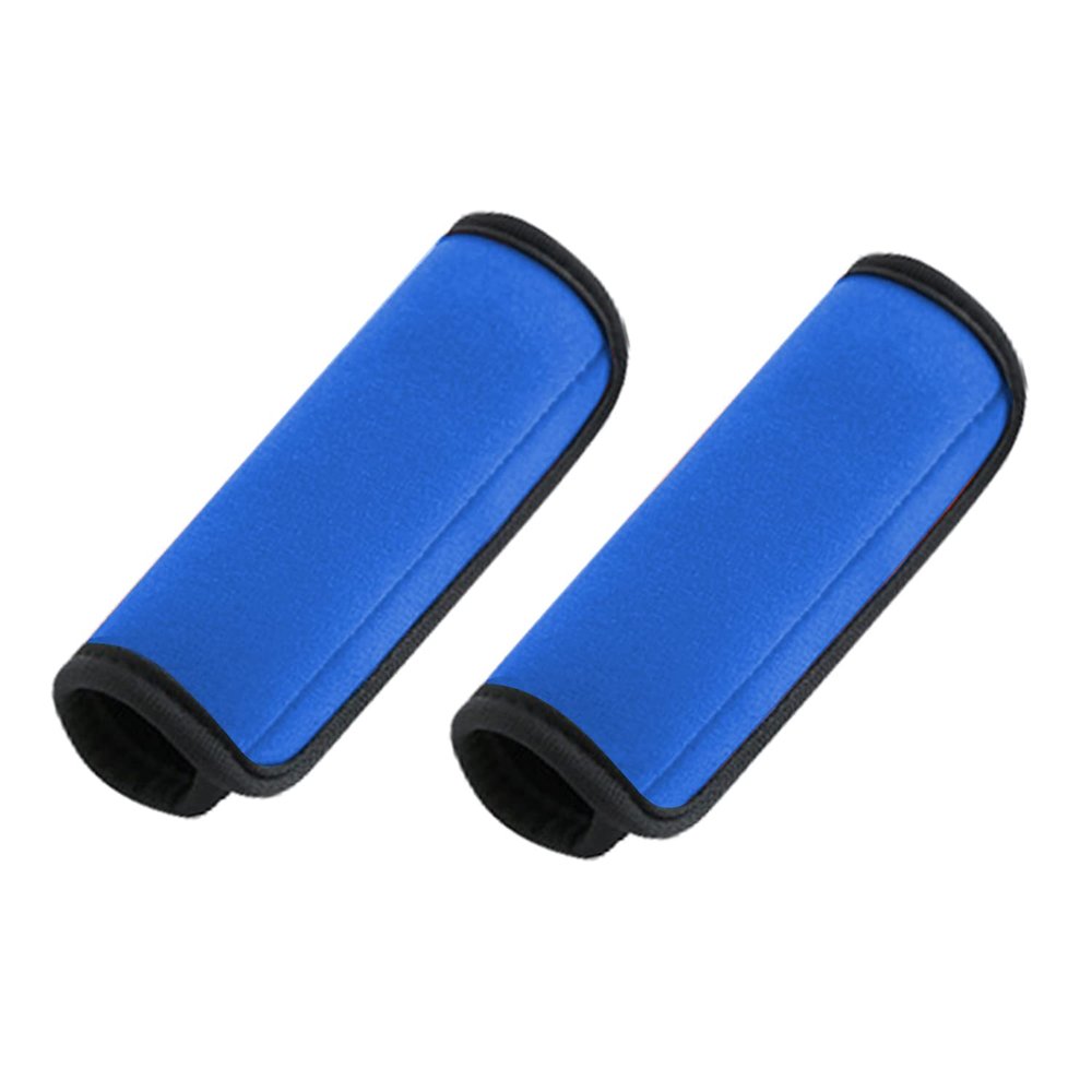 2 Pack Luggage Handle Wraps for Luggage Suitcase Travel Bags (Blue)