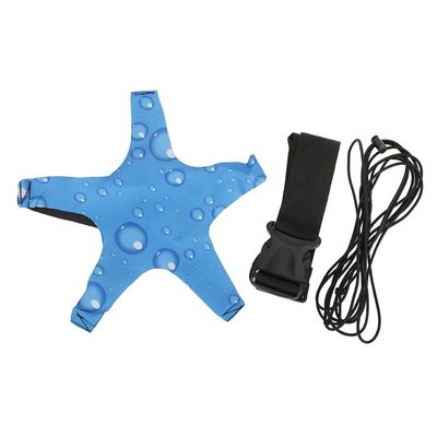 Restokki Outdoor Soccer/Volleyball Training Equipment Aid, Solo Soccer Trainer, Elastic Waist Belt Rope Set for Kids Adults(Blue)