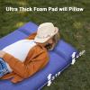 Elegear Self Inflating Sleeping Pad, 3.18'' Ultra-Thick Memory Foam Camping Pad with Pillow, 20s Fast Inflating Camping Mattress Pad, 4-Season Insulated Camp Sleeping Mat for Camping/Travel/Tent/Car view 4