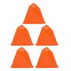 5Pcs Soccer Markers, Cones Sports, Soccer Training Cone Football Barriers Durable Skate Marker Training Road Cones Roller(Orange) view 2