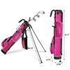 RUTHNISSI Golf Stand Bag, Lightweight Golf Easy Carry Bag with Padded StrapDurable Pitch n Putt Golf Bag, Practice Ranger Sunday Golf Bag for Men&Women view 2