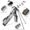 RUTHNISSI Golf Stand Bag, Lightweight Golf Easy Carry Bag with Padded StrapDurable Pitch& Putt Golf Bag, Practice Range Sunday Golf Bag for Men&Women view 3