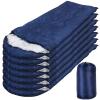 Macarrie 10 Pcs Bulk Sleeping Bags for Homeless Donation Shelter Adults 0 Degree Waterproof Sleeping Bags with Compression Sack for Cold Weather Emergency Hiking Camping Warm(Navy) view 1