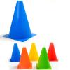 Restokki 10Pcs Soccer Markers, Football Barrier, Soccer Training Cone Football Training Marker Cones Running Sport Training Cones(18cm-Blue) view 1