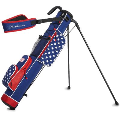 RUTHNISSI Golf Stand Bag, Lightweight Golf Easy Carry Bag with Padded StrapDurable Pitch n Putt Golf Bag, Practice Ranger Sunday Golf Bag for Men&Women