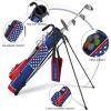 RUTHNISSI Golf Stand Bag, Lightweight Golf Easy Carry Bag with Padded StrapDurable Pitch n Putt Golf Bag, Practice Ranger Sunday Golf Bag for Men&Women view 3