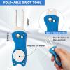 Bokon 5 Pcs Golf Cleaning Kit, Golf Towel, Retractable Golf Club Brush, Golf Club Groove Sharpener for U and V Grooves, Divot Repair Tool, Golf Accessories for Golf Ball Lover Gifts view 3