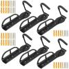 JEUIHAU 6 Pack Bike Rack Garage Wall Mount, Vertical Bike Hooks, Heavy Duty Bike Hanger with Non-Reversible Hooks, Bicycle Vertical System with Screws, for Indoor, Garage, Shed Bike Storage view 1