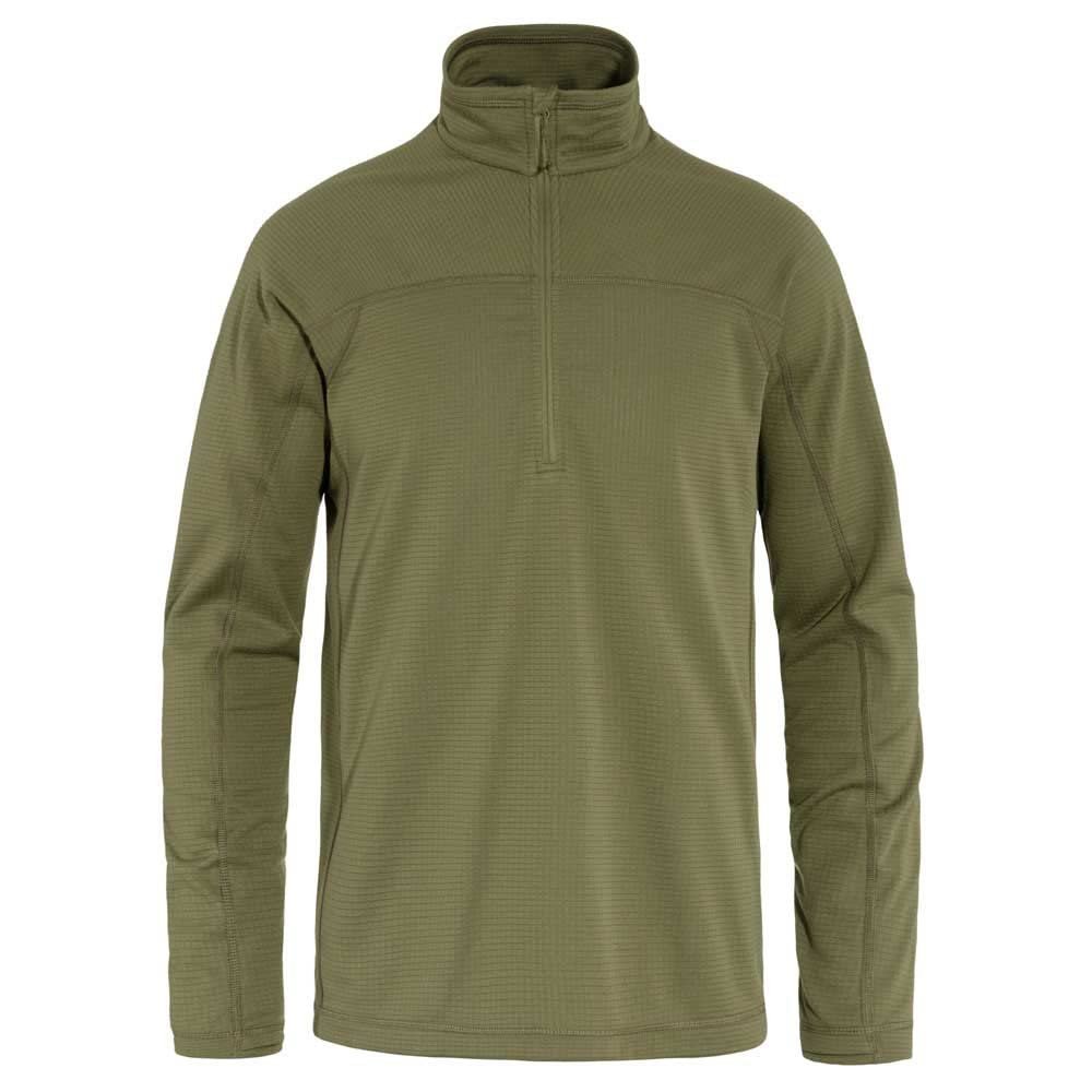 Fjallraven F87113620M Abisko Lite Fleece Half Zip M Green M
