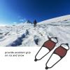Shoe Grips for Ice and Snow, 1 Pair Coarse Sand Ice Cleats Forefoot Anti Slip Shoe Crampon Winter Traction Cleats for Outdoor Fishing Walking view 3