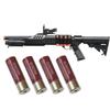 350 FPS AGM Airsoft Tactical Pump Action Airsoft Shotgun with Extra 3 Shell view 1