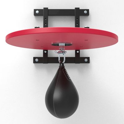 AHDFY 6 Levels Adjustment - Speedball Platform Set Wall-Mounted Heavy Duty Speed Boxing Ball Rack 360 Rotating Bearing Fighting Endurance Training Platform for Men and Women