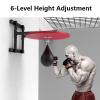 AHDFY 6 Levels Adjustment - Speedball Platform Set Wall-Mounted Heavy Duty Speed Boxing Ball Rack 360 Rotating Bearing Fighting Endurance Training Platform for Men and Women view 2