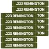 12 Pack Miaozhun .223 Remington Magazine Marking Bands .223 Magazine Caliber Identification(Army Green-White) view 1