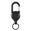 2023 New Outdoor Automatic Retractable Wire Rope Luya Tactical Keychain - Heavy Duty Carabiner Key Chains, Anti-Theft Multitool Carabiner Badge Holder for Camping, Fishing, Hunting (1 PC - Black) view 1
