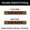 12 Pack Miaozhun 5.56 NATO Magazine Marking Bands 5.56 Magazine Caliber Identification(Coyote Brown-Black) view 3