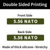 12 Pack Miaozhun 5.56 NATO Magazine Marking Bands 5.56 Magazine Caliber Identification(Army Green-White) view 2
