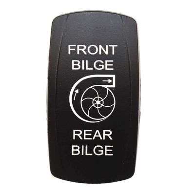 Boat Rocker Switch Cover | Front Bilge/Rear Bilge