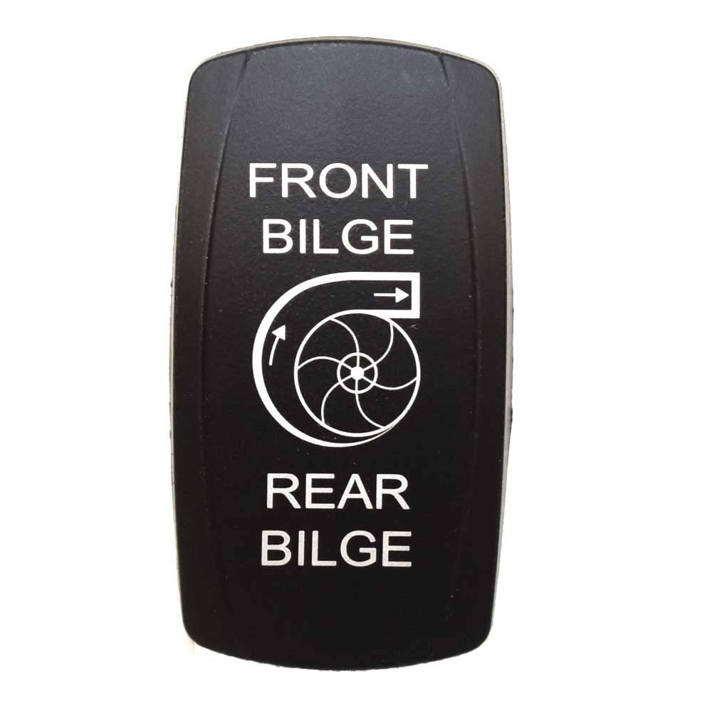Boat Rocker Switch Cover | Front Bilge/Rear Bilge