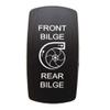 Boat Rocker Switch Cover | Front Bilge/Rear Bilge view 1