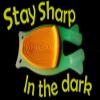 Glow in the dark outdoorsmen hunting knife sharpener. view 2