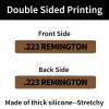 12 Pack Miaozhun .223 Remington Magazine Marking Bands .223 Magazine Caliber Identification(Coyote Brown-Black) view 2