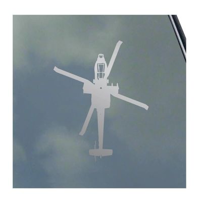 AH-64A Apache Pilot Top vinyl Sticker Decal Crew Army Longbow Guardian AH-64