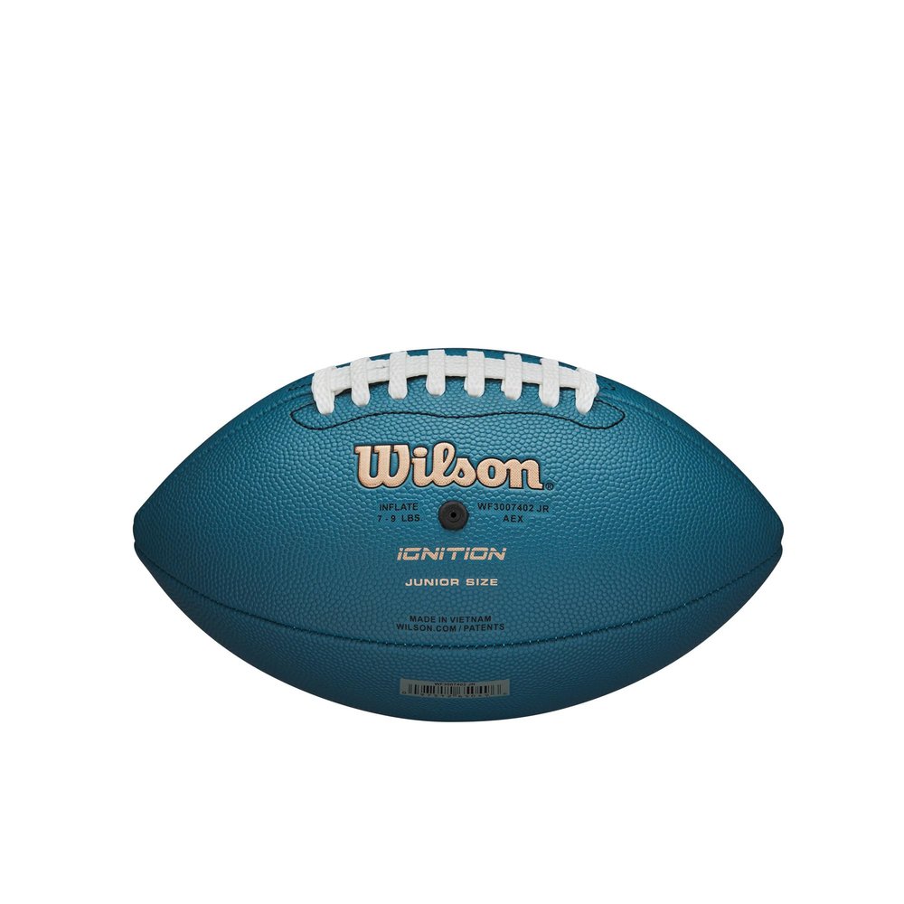 WILSON NFL Ignition Football - Blue, Junior Size