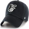 '47 New York Yankees Adjustable Cap Clean Up MLB, Baltimore Orioles Black White, One Size view 1