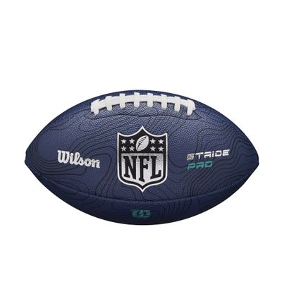WILSON NFL Stride Pro Eco Football - Navy, Official Size