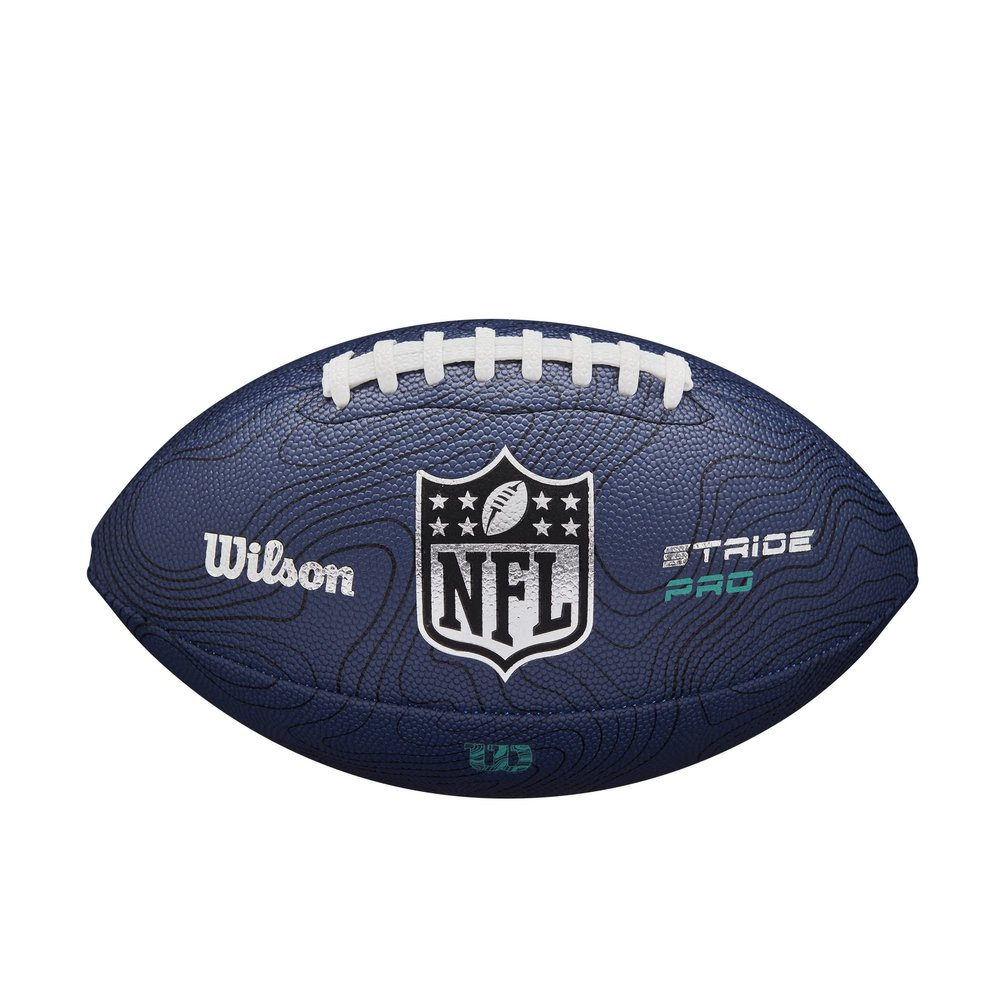 WILSON NFL Stride Pro Eco Football - Navy, Official Size