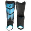 Champro League Soccer Shin Guards with Padded Ankle, X-Small, Black view 1
