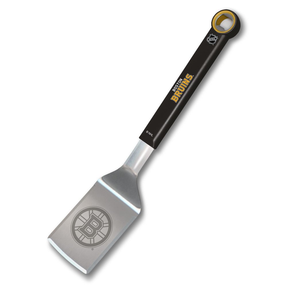 YouTheFan NHL Boston Bruins Stainless Steel BBQ Spatula with Bottle Opener