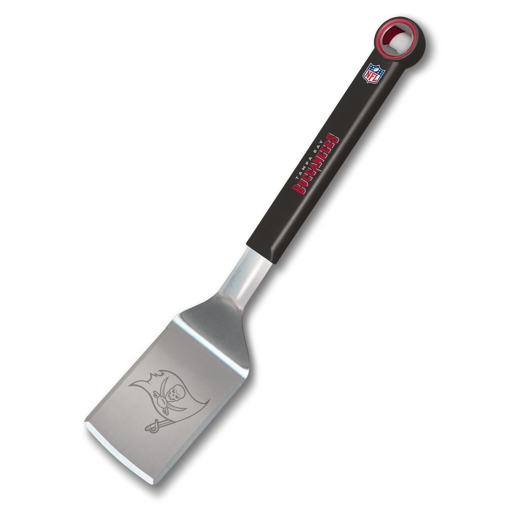 YouTheFan NFL Tampa Bay Buccaneers Stainless Steel BBQ Spatula with Bottle Opener