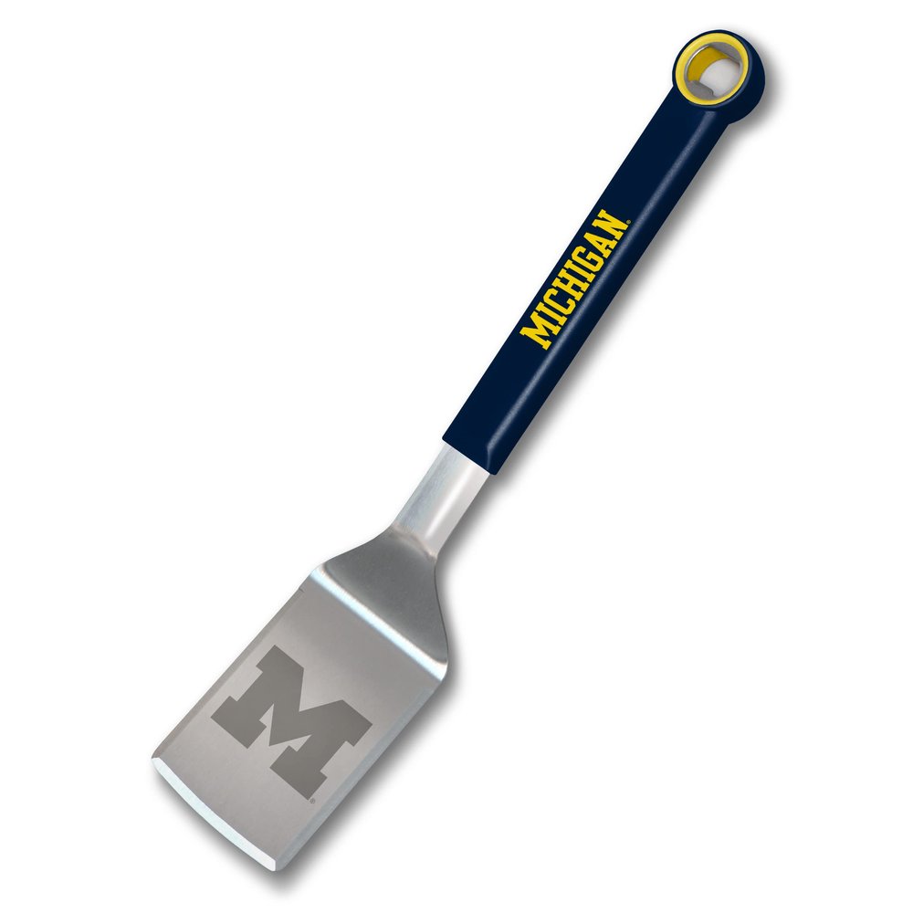 YouTheFan NCAA Michigan Wolverines Stainless Steel BBQ Spatula with Bottle Opener