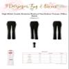 Design by Olivia Women's High Waist Comfy Stretchy Bootcut Two Button Trouser Office Pants Black 3XL view 4