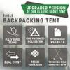 Stansport 2-Person Eagle Backpacking Tent Orange Large view 2