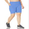 Champion Absolute, Wicking Plus Size Bike Shorts for Women, 9", Odyssey, 1X view 1