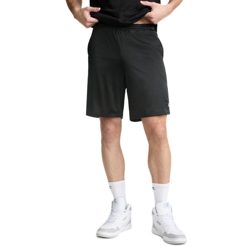 Champion Men's Shorts, Big and Tall Mesh Shorts for Men, Everyday Gym Shorts, 10"