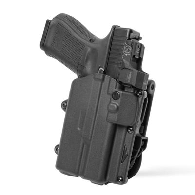 Alien Gear Rapid Force Level 2 Holster  OWB Locking Belt Slide  Sig P365XL/P365XL Spectre Comp.  Matte Black  Right Hand  Compact Light and Optic Compatible
