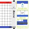 Airist Portable Volleyball Net Set with Height Adjustable Pole and Carrying Bag,Outdoor Volleyball Net for Backyard and BeachRed and Blue view 2