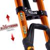 BUCKLOS Downhill Air Suspension Fork 27.5/29 15 * 110mm Boost Tapered, Travel 180mm 36mm Inner Tube Thru Axle Rebound Adjustment Disc Brake Front Forks, fit Mountain Bike AM FR DH ect. view 4