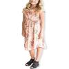 21KIDS Girls Floral Maxi Dress Short Sleeve Summer Dress with Pockets, Pink, 14 Years view 1