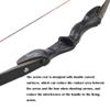 17" LF Recurve Bow Riser ILF Device Wooden Bow Handle American Hunting Recurve Bow Grip Right Handed and Left Handed for Outdoor Archery Shooting (Left Handed, Black) view 4