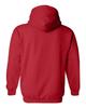 CreateMyTee University of Tampa UT Circle Unisex Hooded Sweatshirt (Red, Large) - UT Spartans Apparel view 3
