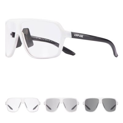 KAPVOE Photochromic Cycling Glasses for Men Women Sports Sunglasses MTB Biking Sunglasses UV Protection K64