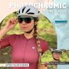 KAPVOE Photochromic Cycling Glasses for Men Women Sports Sunglasses MTB Biking Sunglasses UV Protection K64 view 2