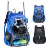 VIGEGARI Youth Baseball Backpack for Boys, Bat Bag, Softball Bag, T-Ball, Softball Equipment & accessories for Bat, Glove Holder, Helmet, Shoes Compartment, Baseball Gifts for Youth and Adults. view 1