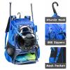 VIGEGARI Youth Baseball Backpack for Boys, Bat Bag, Softball Bag, T-Ball, Softball Equipment & accessories for Bat, Glove Holder, Helmet, Shoes Compartment, Baseball Gifts for Youth and Adults. view 3