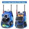 VIGEGARI Youth Baseball Backpack for Boys, Bat Bag, Softball Bag, T-Ball, Softball Equipment & accessories for Bat, Glove Holder, Helmet, Shoes Compartment, Baseball Gifts for Youth and Adults. view 4